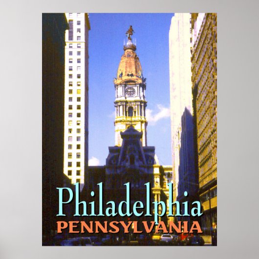 Philadelphie Pennsylvanie - Poster d'art (Devant)