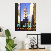Philadelphie Pennsylvanie - Poster d'art (Bureau à domicile)
