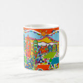 Philadelphie Skyline 11 oz. Mug (Devant droit)