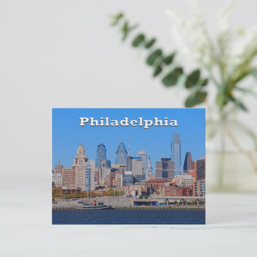 Philadelphie Skyline, Medium View II carte postale (Debout devant)
