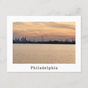 Philadelphie Sunset Photo Carte postale