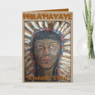 Phila'mayaye Dank je ! Bedankkaart