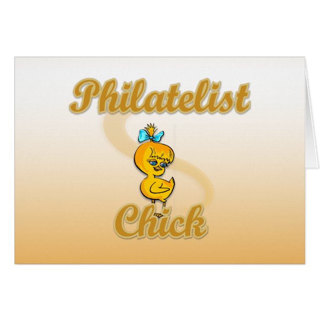 Philatelist Chick (Voorkant Horizontaal)