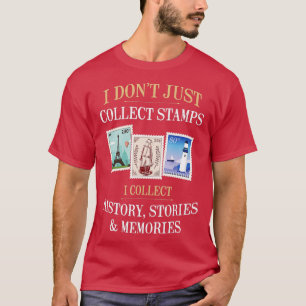 Philatelist filmpje verzamelen t-shirt
