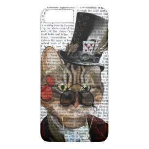 Phileas Feline Steampunk Cat & Top Hat 2 iPhone 8 Plus / 7 Plus Hoesje