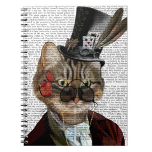 Phileas Feline Steampunk Cat & Top Hat 2 Notitieboek