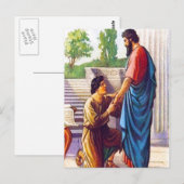 Philemon 17-22 ontvangt hem zoals jij mij zou doen briefkaart (Voorkant / Achterkant)