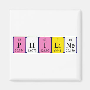 Philine periodieke lijstnaam magnet magneet