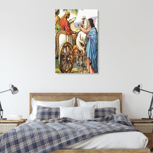 philip en het man in een wagen verpakt canvas (Insitu (Slaapkamer))