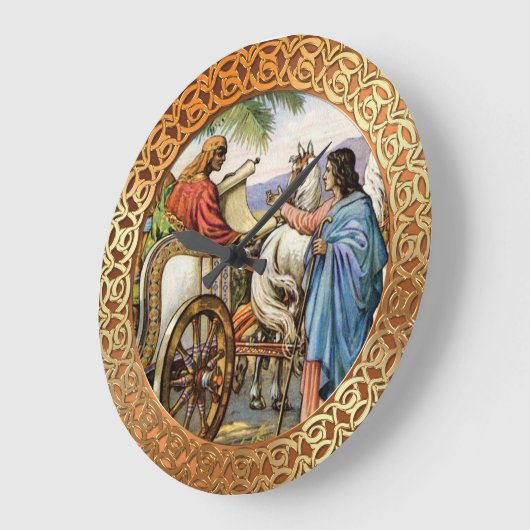 philip en man in een klokhuis grote klok (Hoek)