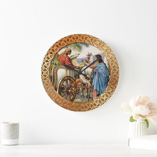 philip en man in een klokhuis grote klok (Huis)