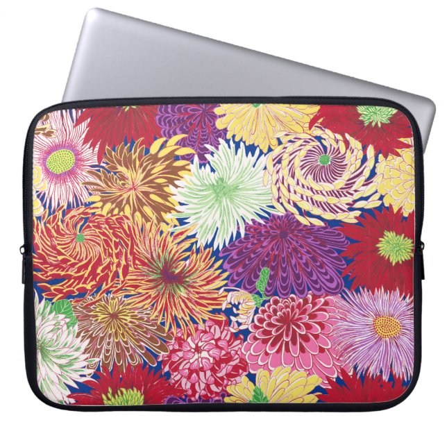 Philip Jacobs Fabric Hiroshige Design Laptop Sleeve (Voorkant)