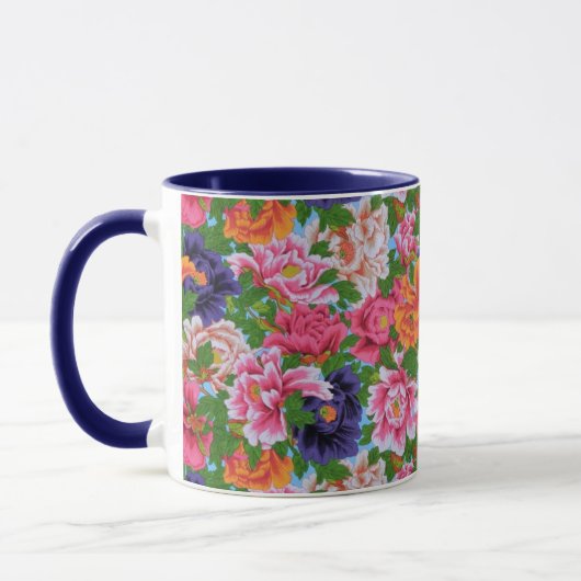 Philip Jacobs Fabric Peony Mug (Gauche)