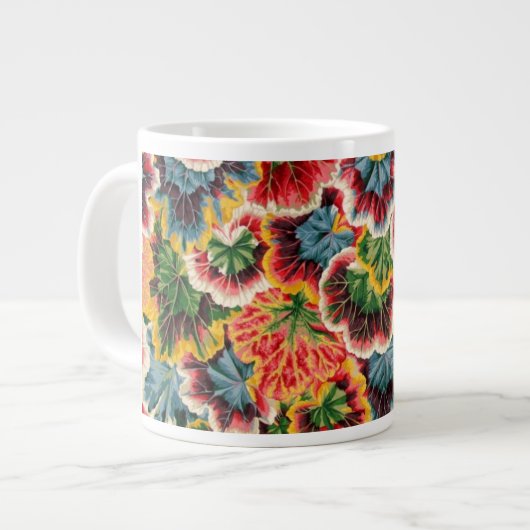 Philip Jacobs Geranium Leaf design Jumbo Mok (Voorkant links)