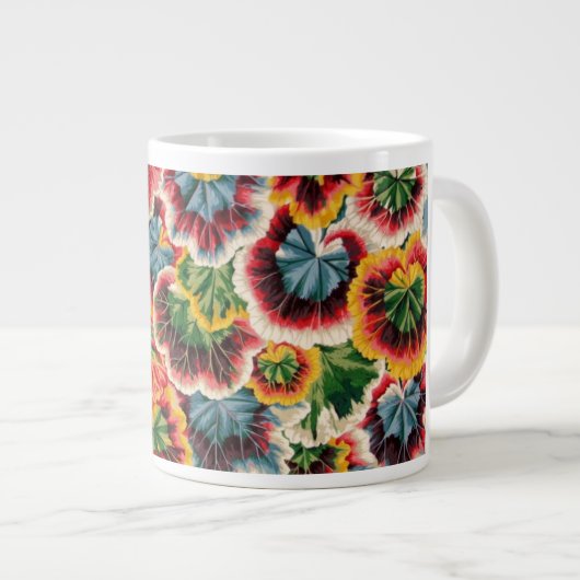 Philip Jacobs Geranium Leaf design Jumbo Mok (Voorkant rechts)