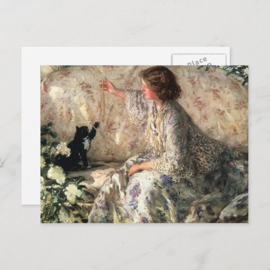 Philip Wilson Steer- Hydrangeas Briefkaart (Voorkant / Achterkant)