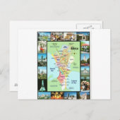 PHILIPINES CARTE DU MANILLE (Devant / Derrière)