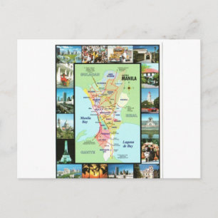 PHILIPINES CARTE DU MANILLE