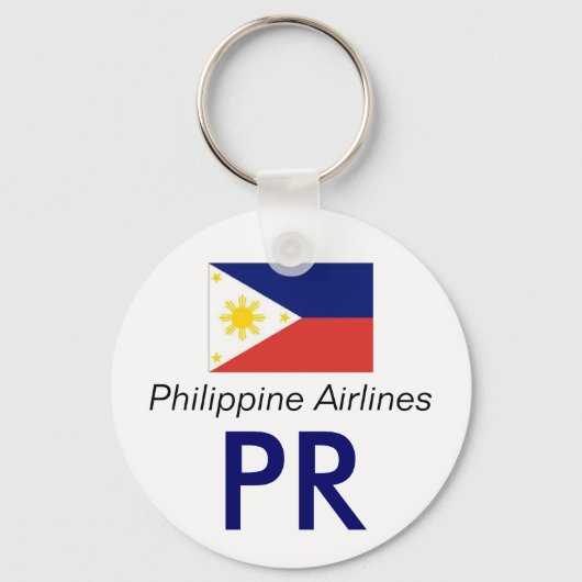 Philipinesflag, PR, Philippine Airlines Sleutelhanger (Voorkant)