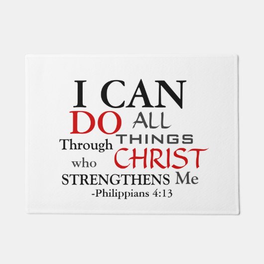 PHILIPPIAN 4:13 DEURMAT (Voorkant)
