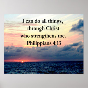 PHILIPPIAN 4:13 POSTER