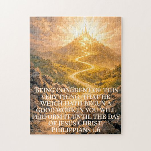 Philippians 1:6 Jigsaw Puzzle Legpuzzel (Verticaal)