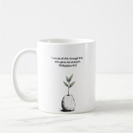 Philippians 4:13 Bible Verse Christian Gift Mug Koffiemok