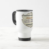 Philippians 4:13 Shield Travel Mug Reisbeker (Voorkant links)