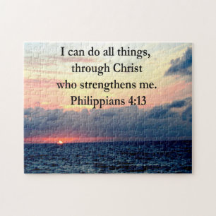 PHILIPPIANS 4:13 SUNRISE ONTWERP LEGPUZZEL
