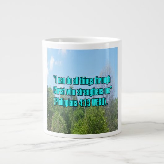 Philippians 4:13 WEBU Mug (Devant)