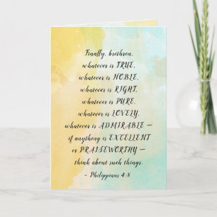 Philippians 4:8 Wat waar ook is, Kaart