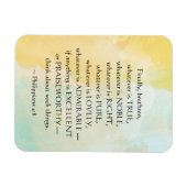 Philippians 4:8 Wat waar ook is, Magneet (Horizontaal)