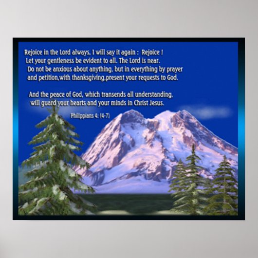 Philippians 4 poster (Voorkant)