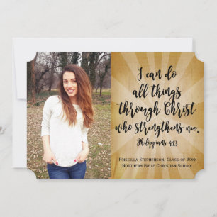 Philippians Christelijk Bijbelfoto Afstuderen Kaart