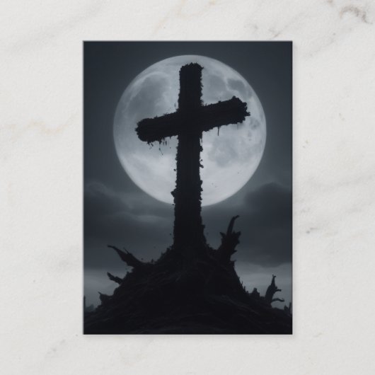 Philippiens 2:8-11 Cartes KJV - Croix de la mort (Devant)