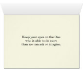 Philippiens 3:13-14 Oublier la carte du passé (Intérieur Horizontal (Bas))