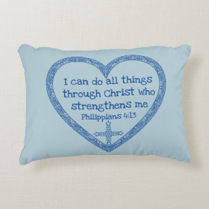 Philippiens 4:13 Coussin