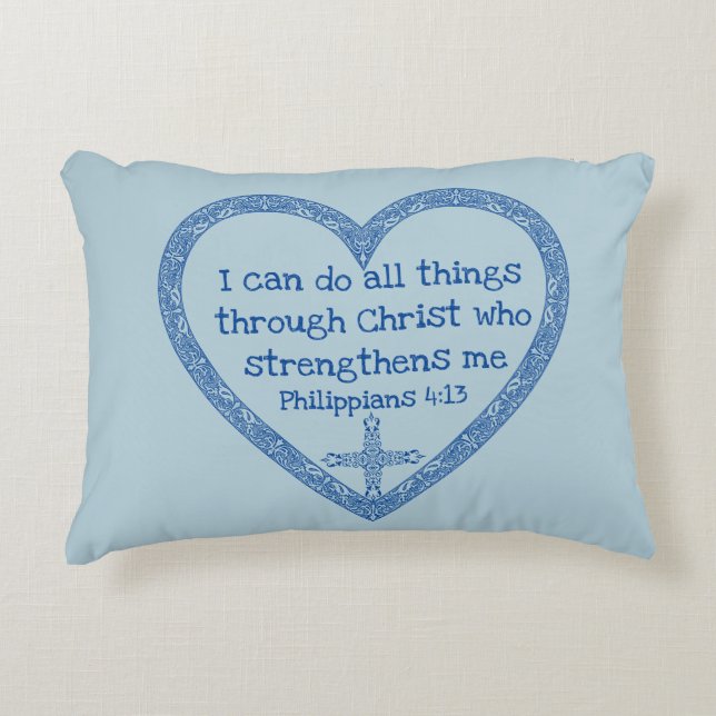 Philippiens 4:13 Coussin (Devant)