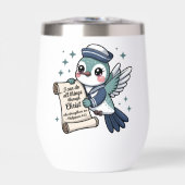 Philippiens 4:13 Marine Sailor Tumbler Personnalis (Avant)