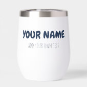 Philippiens 4:13 Marine Sailor Tumbler Personnalis (Arrière)