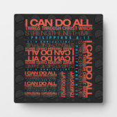 Philippiens 4:13 Plaque (Devant)