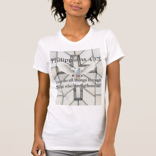 Philippiens 4:13 Verset Biblique T-Shirt Femme