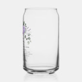 Philippiens 4:6-7 Écriture Fleurs violettes pourpr (Gauche)