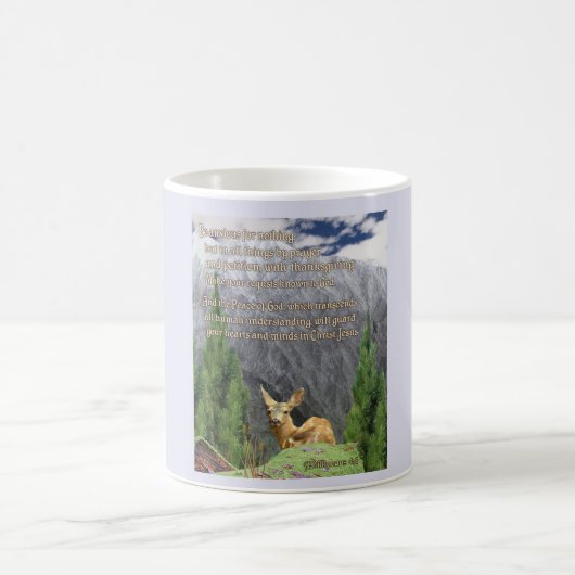 Philippiens 4:6 christ mug (Centre)