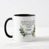 Philippiens 4:7 Paix à Dieu Mug (Gauche)