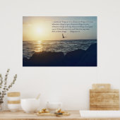 Philippiens 4:8 Poster des Écritures — Version D (Cuisine)