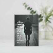 Philippiërs 1:6 Hij is begonnen met een goed werk  Briefkaart (Staand voorkant)