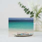 Philippine Beach Briefkaart (Staand voorkant)