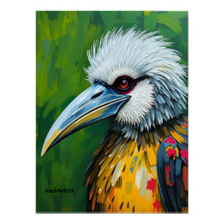 Philippine Eagle Wall Art – Endangered Species  Perfect Poster