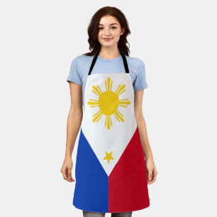 Philippine Flag All-Over Print Apron Schort